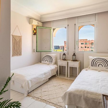 Charming 2-Bed Oasis Pool View Appartement Marrakesh Buitenkant foto