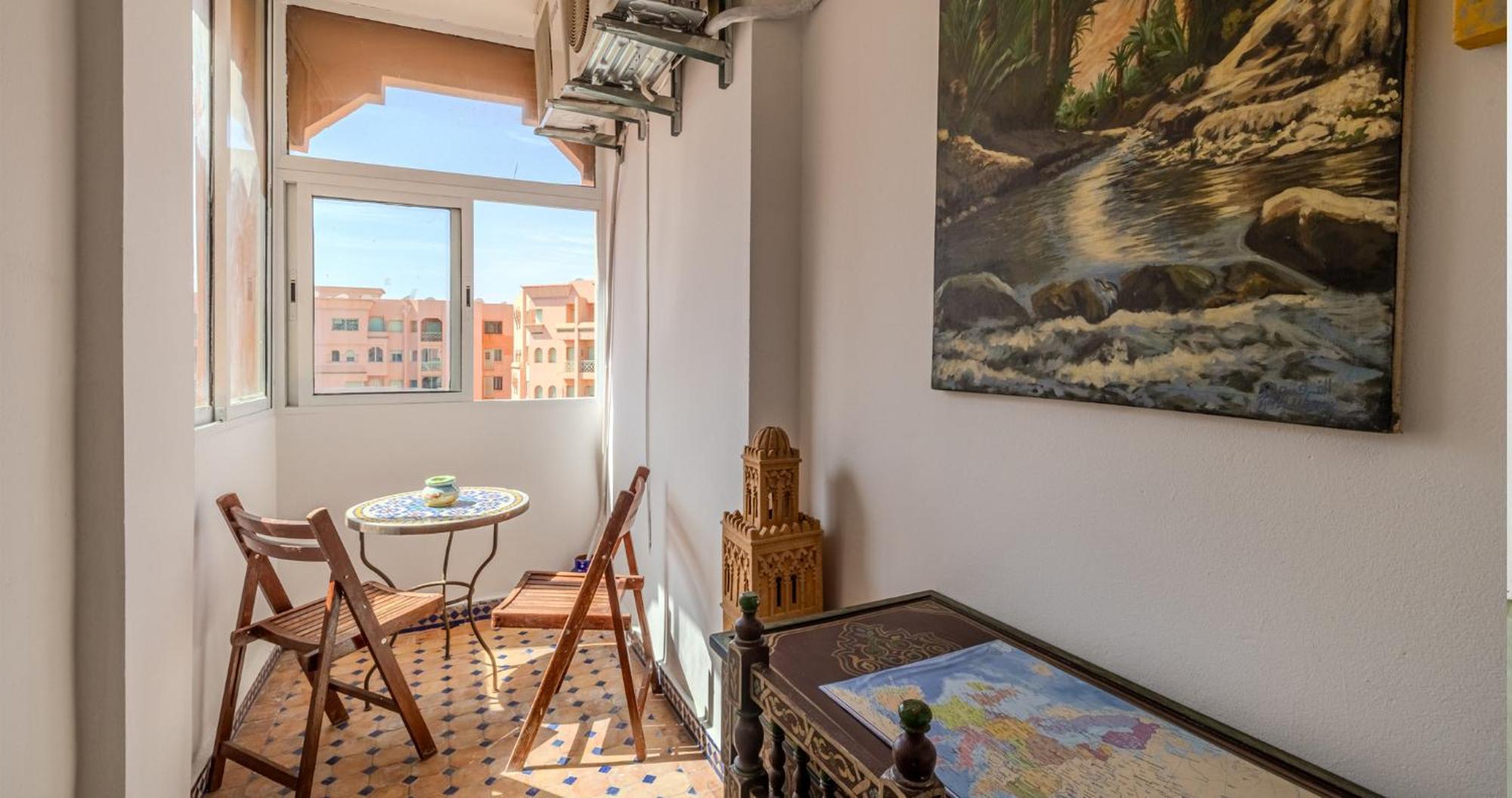 Charming 2-Bed Oasis Pool View Appartement Marrakesh Buitenkant foto