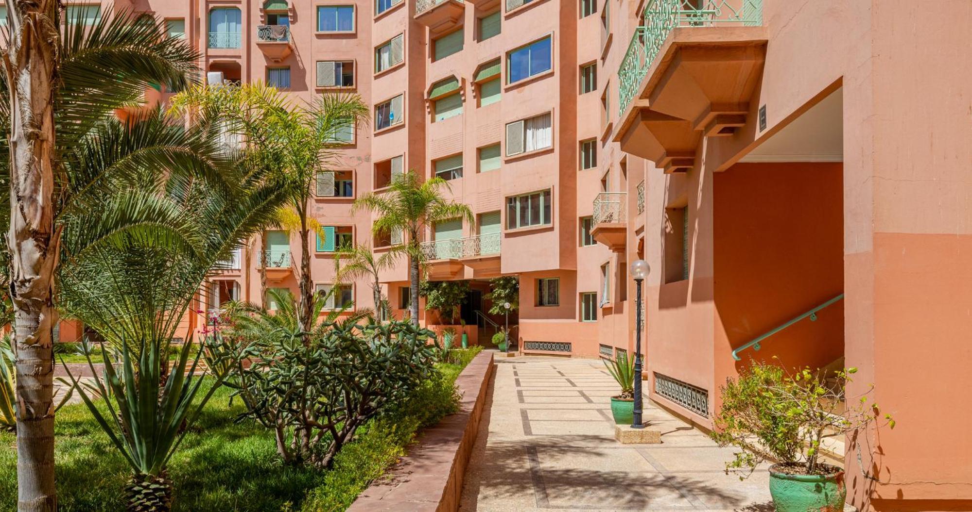 Charming 2-Bed Oasis Pool View Appartement Marrakesh Buitenkant foto
